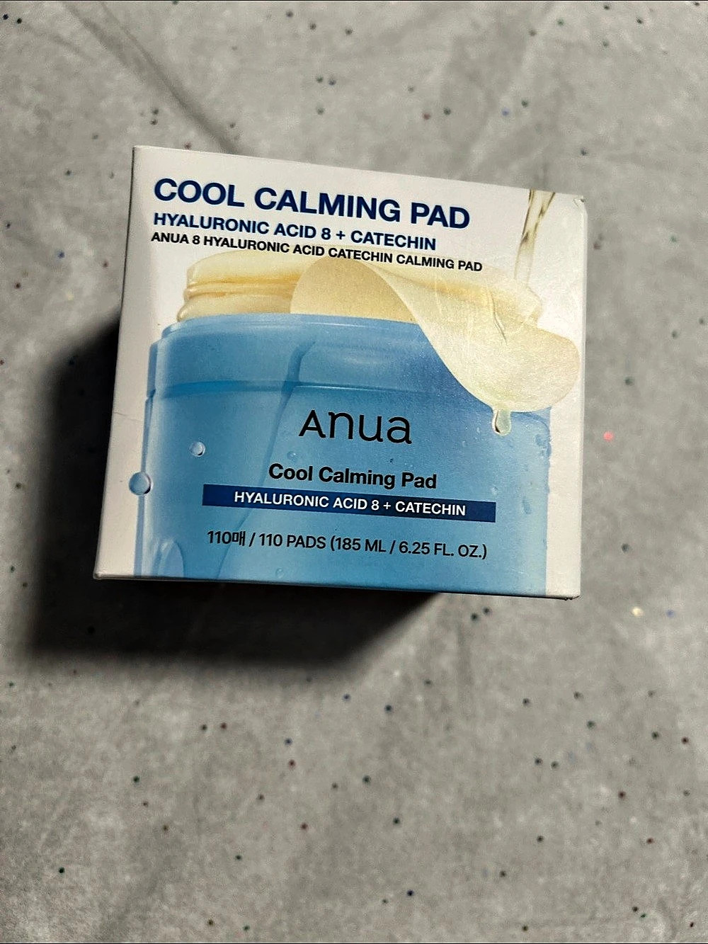 Anua 8 Hyaluronic Acid Catechin Calming Pad NWT
